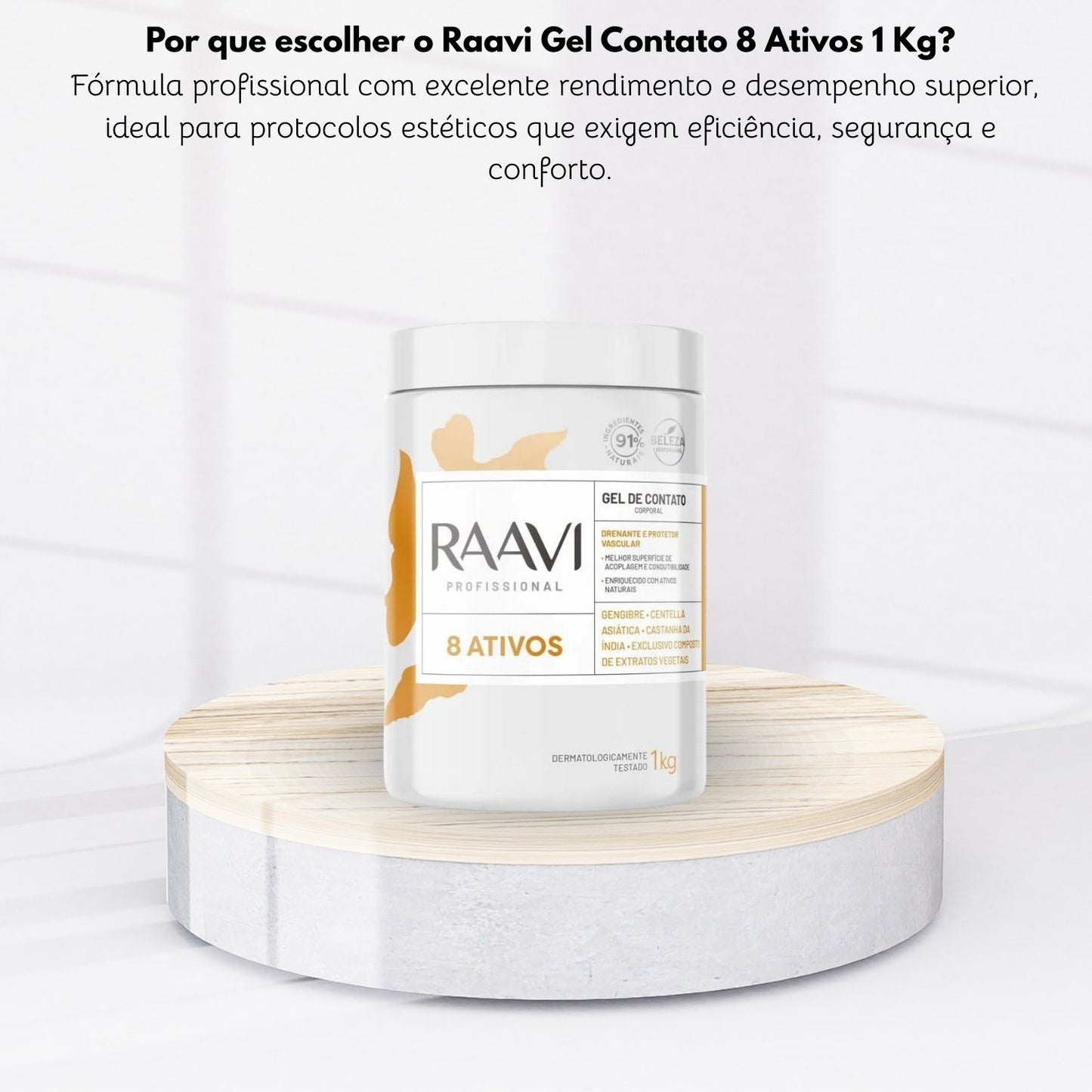 Raavi Gel Contato 8 Ativos 1 Kg