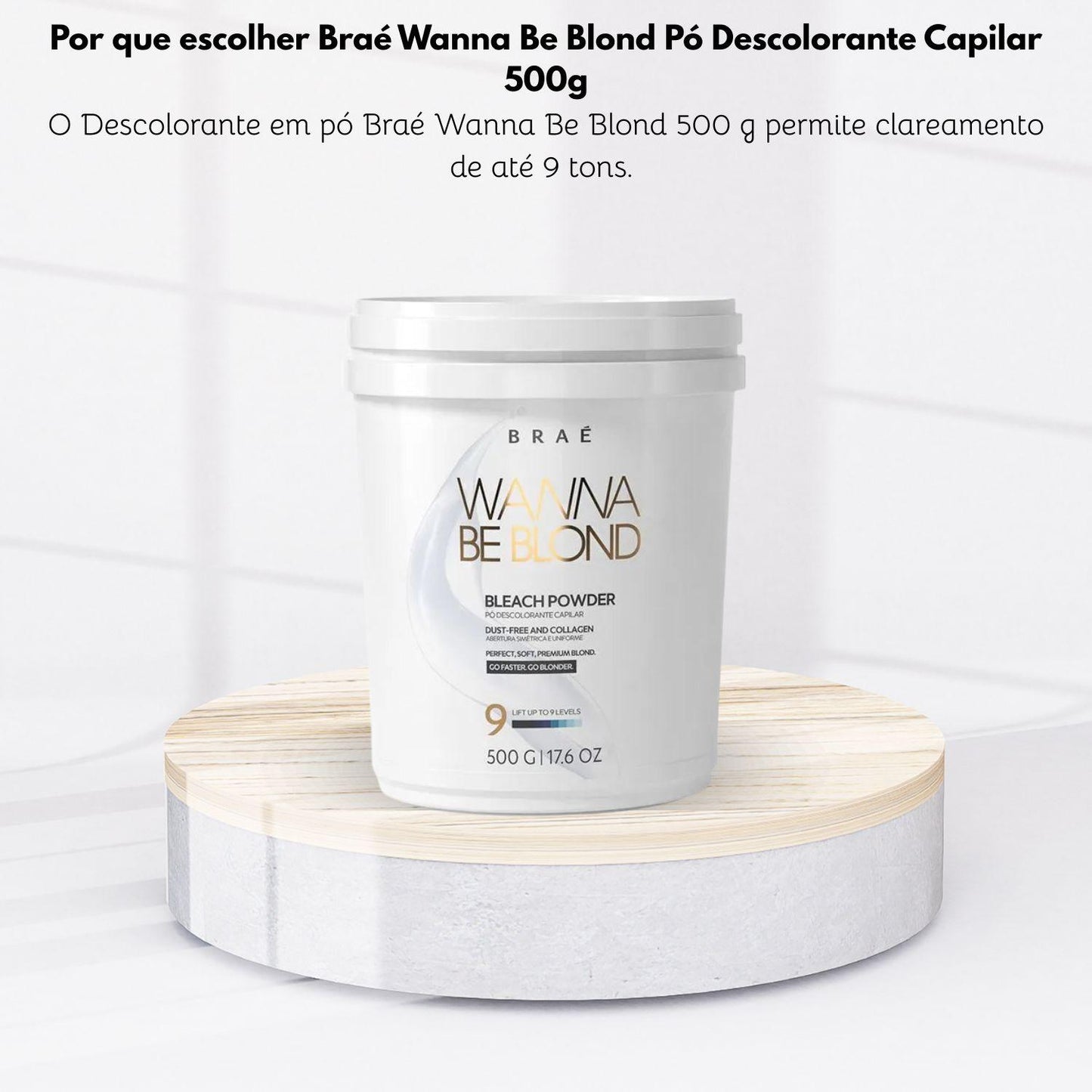 Pó Descolorante Braé Wanna Be Blond Capilar 500 g