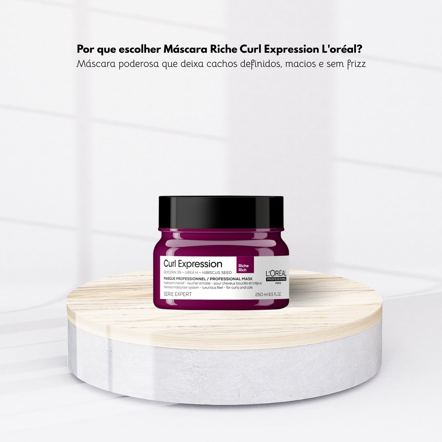 Máscara Loreal Curl Expression Riche 500 g