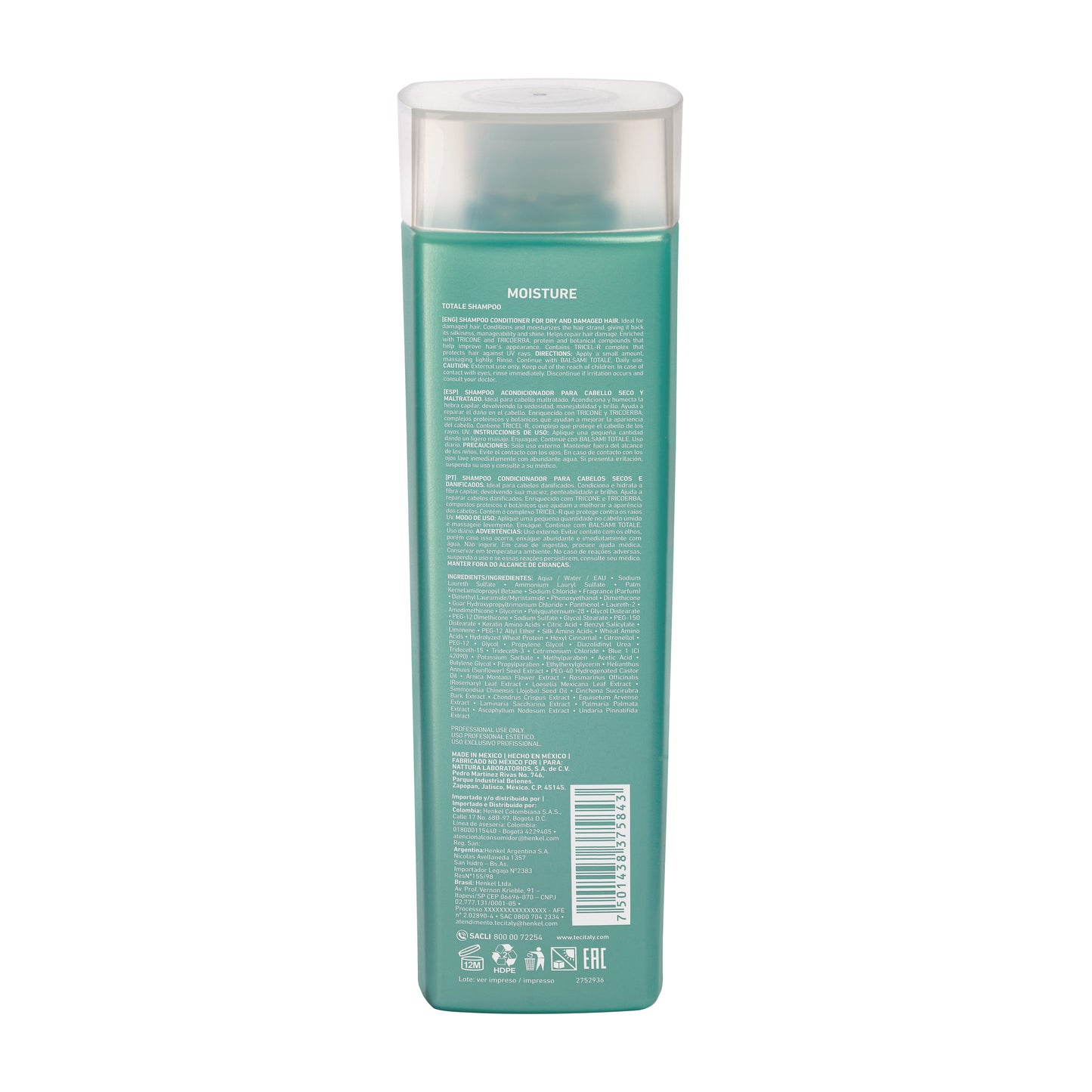 Shampoo Tec Italy Totale 300 ml
