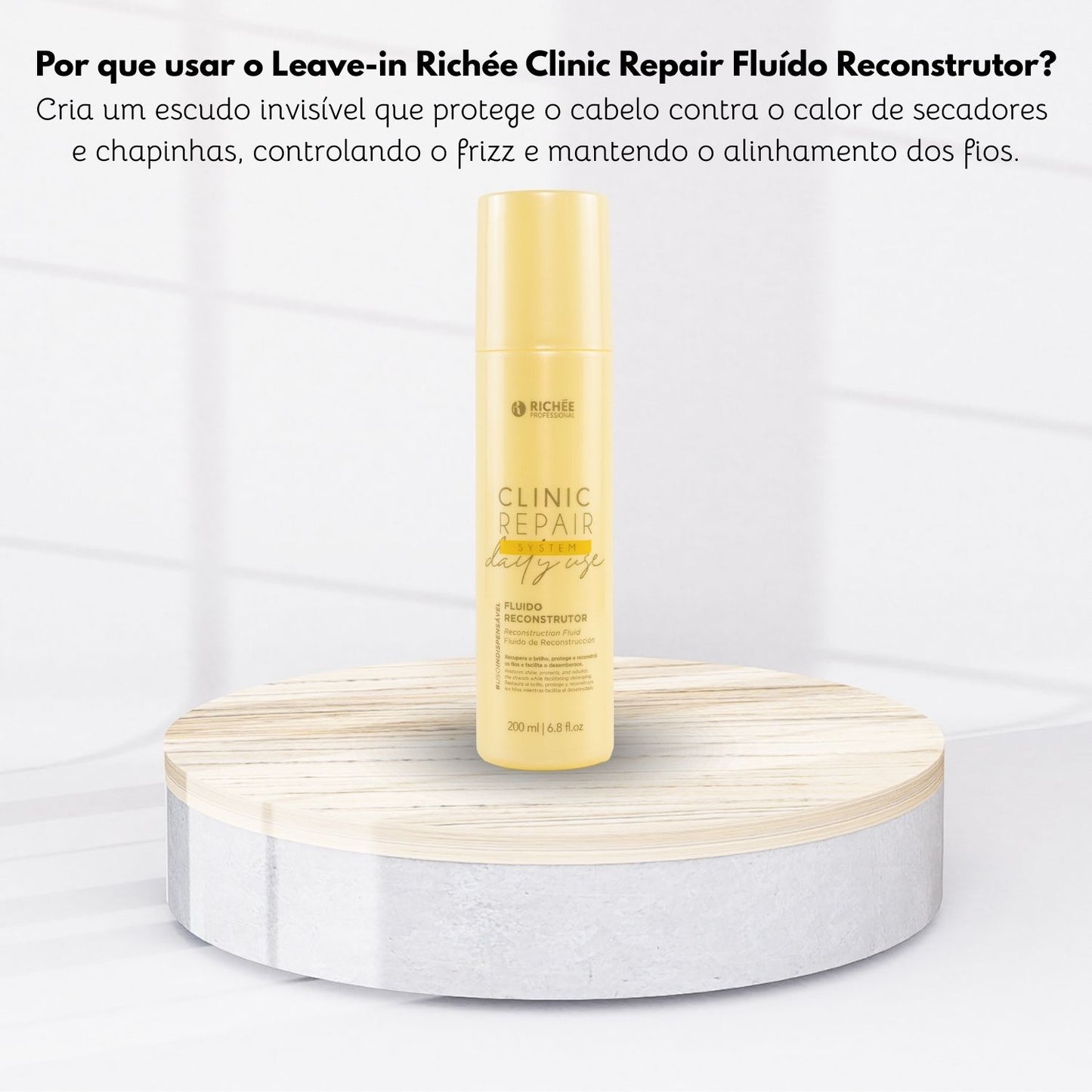 Leave-in Richée Clinic Repair Fluído Reconstrutor 200 ml