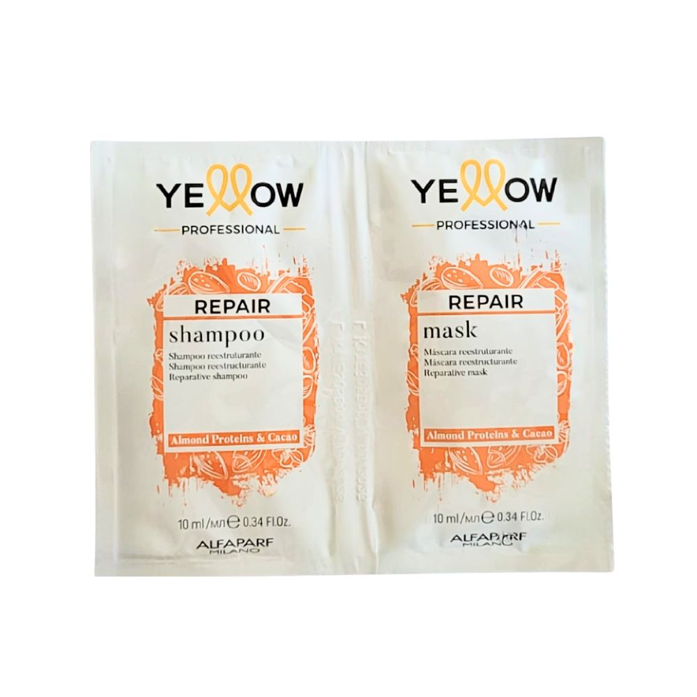 🎁 Brinde Yellow Sachê Repair Shampoo + Máscara 10ml (100% off)