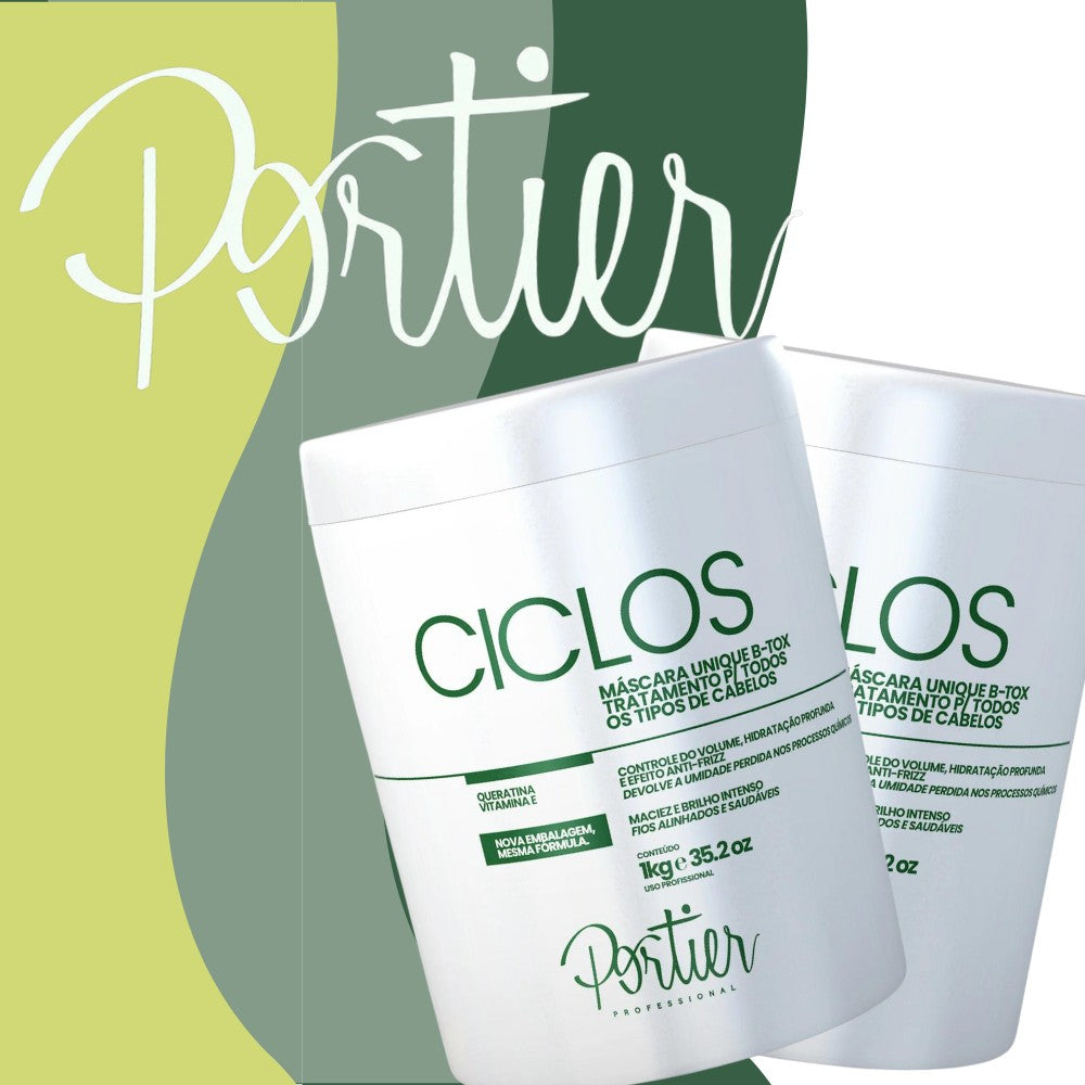 Botox Capilar Capilar Portier Ciclos Unique B-Tox Máscara Capilar 1000 g