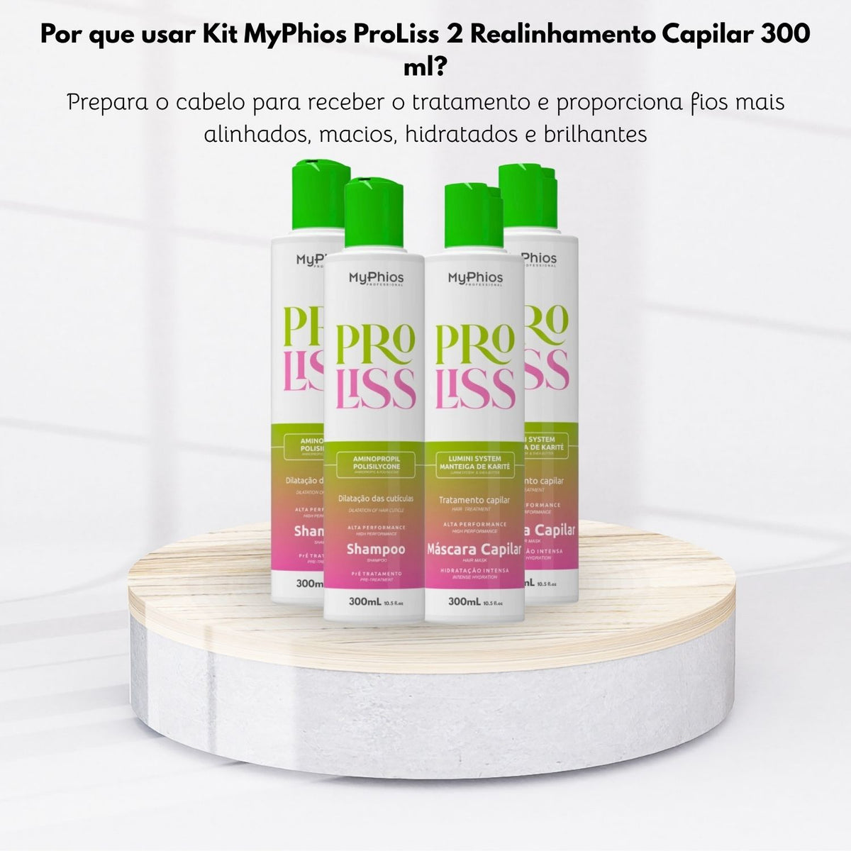 Kit MyPhios ProLiss 2 Realinhamento Capilar 300 ml