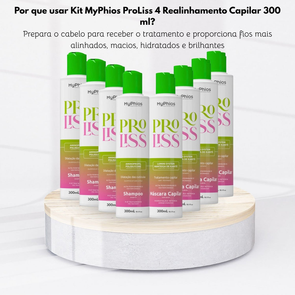 Kit MyPhios ProLiss 4 Realinhamento Capilar 300 ml