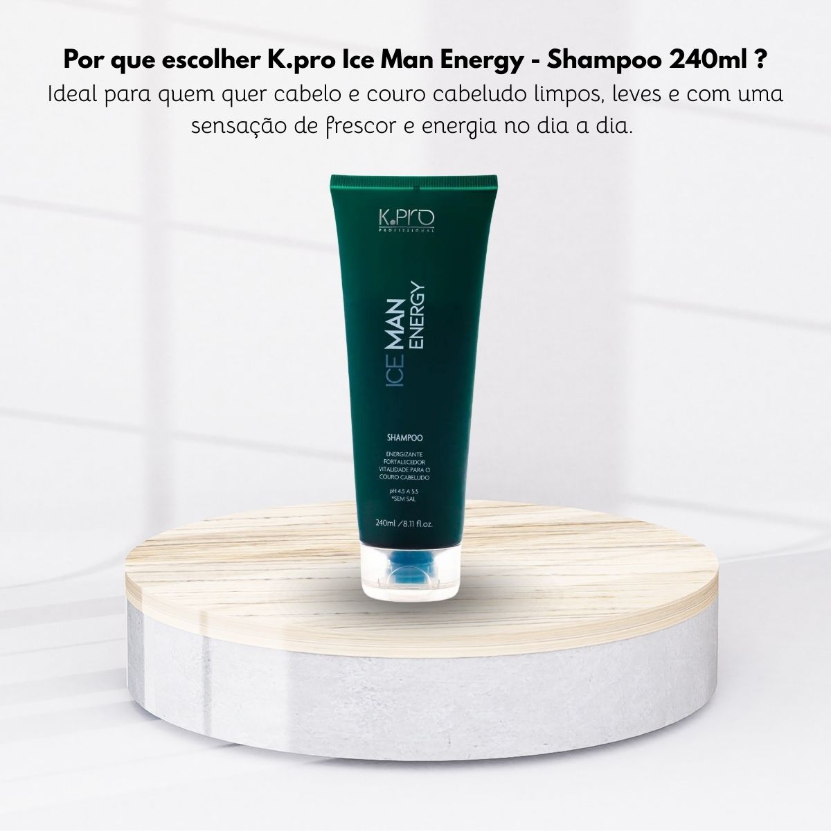 Shampoo K.Pro Ice Man Energy 240 ml