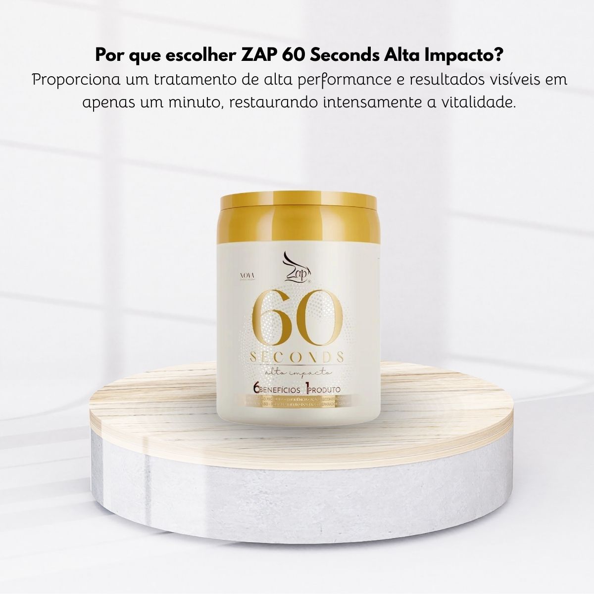 Máscara Zap 60 Seconds Alto Impacto 950 g