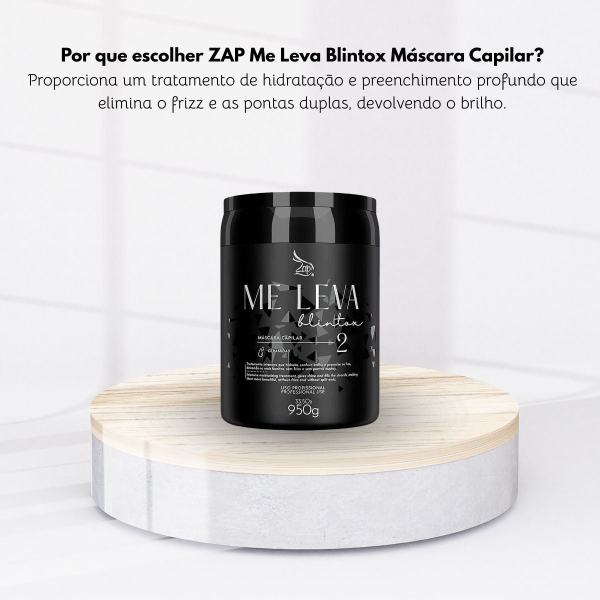 Botox Capilar Capilar Zap Me Leva Blintox Máscara Capilar 950 g