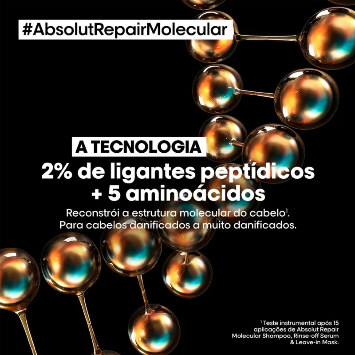Shampoo Loreal Absolut Repair Molecular 500 ml