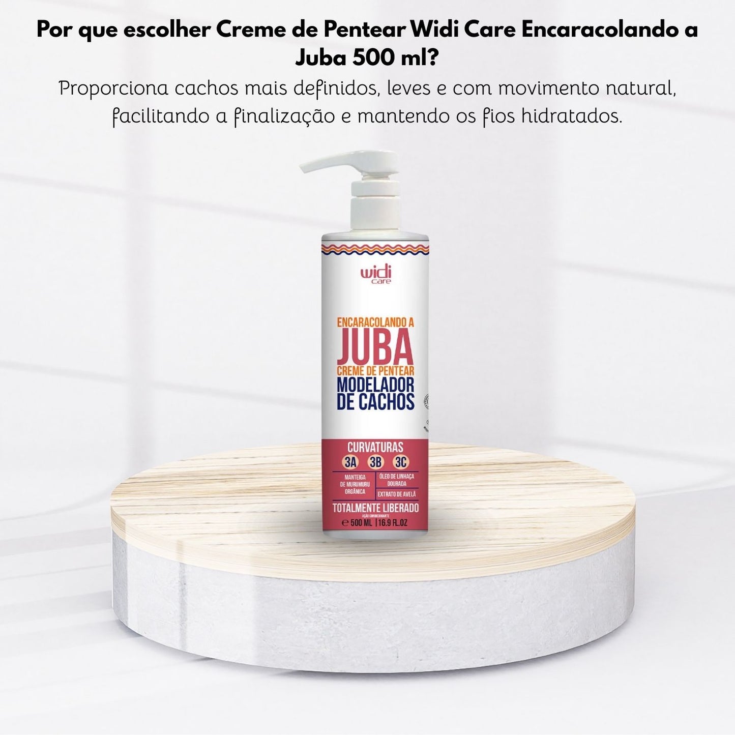 Creme de Pentear Widi Care Encaracolando a Juba 500 ml