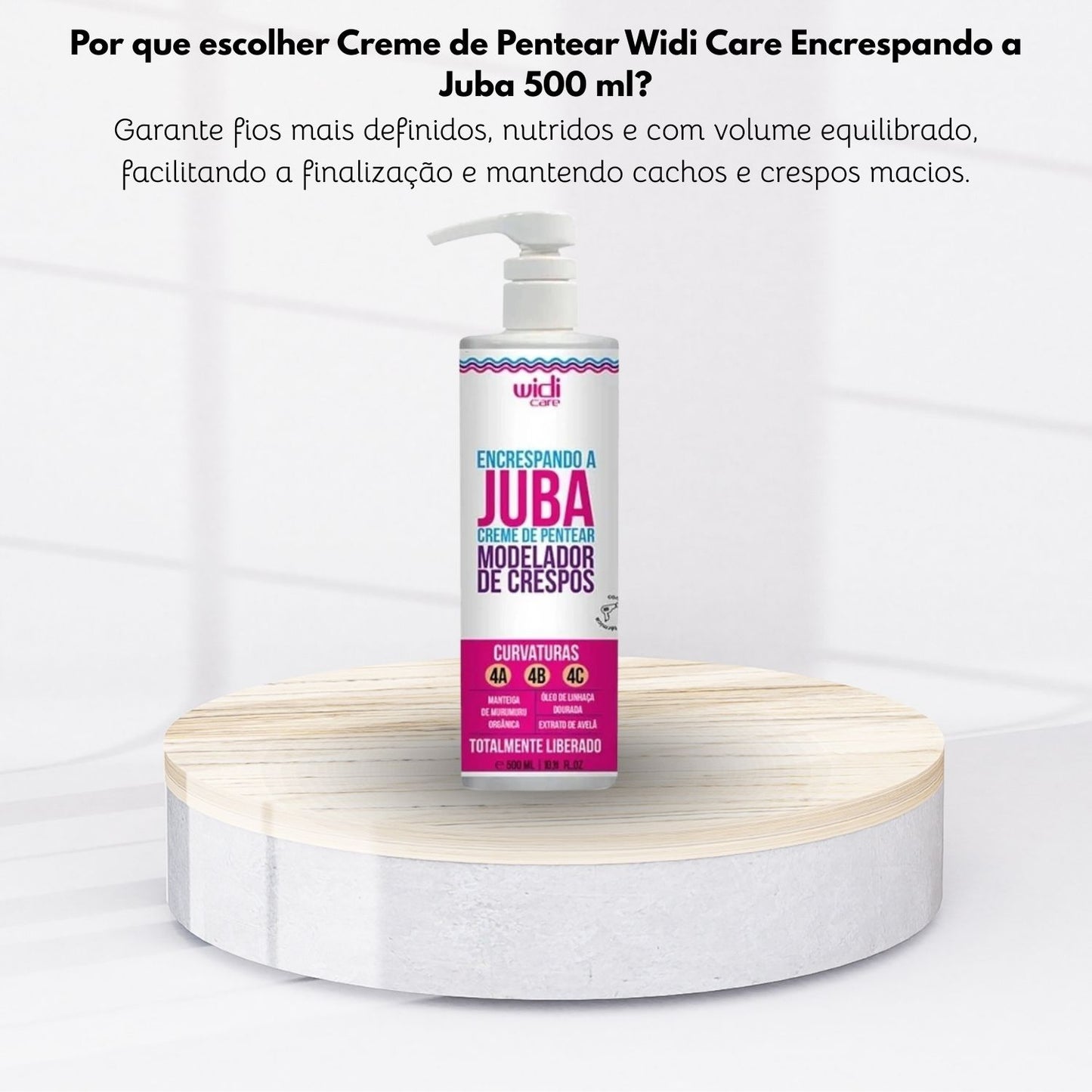 Creme de Pentear Widi Care Encrespando a Juba 500 ml