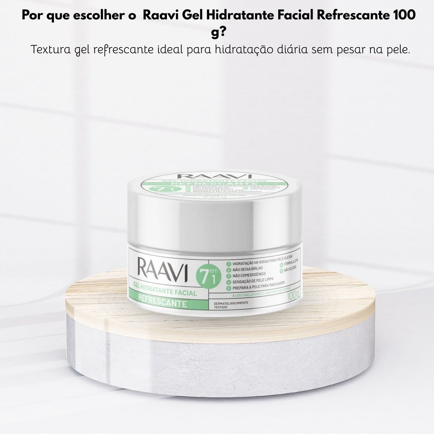Raavi Gel Hidratante Facial Refrescante 100 g