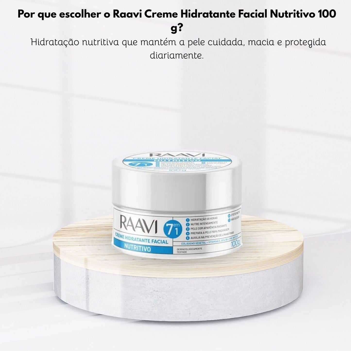 Raavi Creme Hidratante Facial Nutritivo 100 g