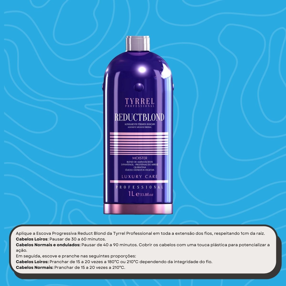 Progressiva Tyrrel Reduct Blond Alinhamento Térmico 1 Litro