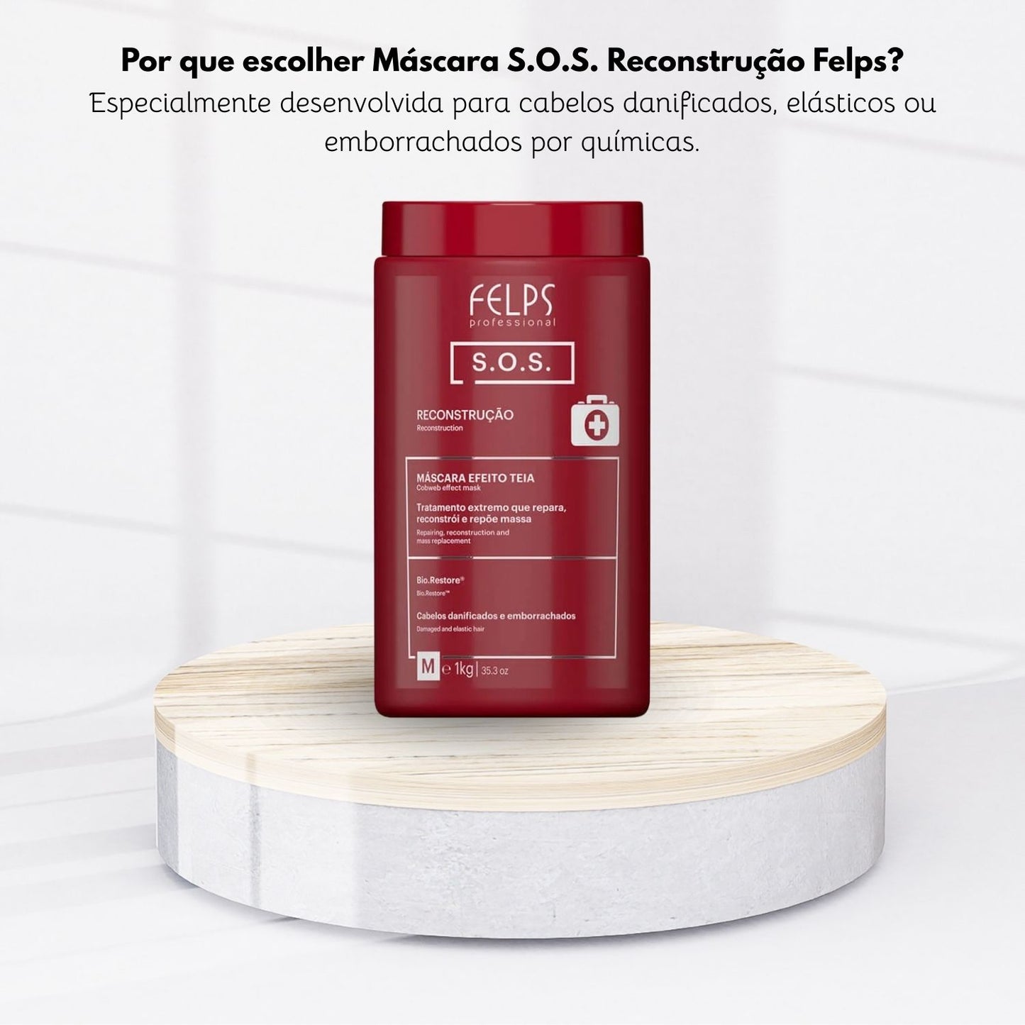Máscara Felps S.O.S Tratamento de Reconstrução 1000 g