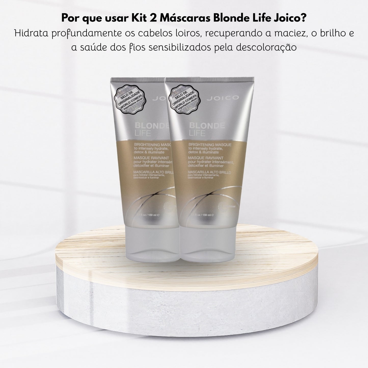Kit Joico Blonde Life Smart Release 2 Máscara Capilar 150 ml