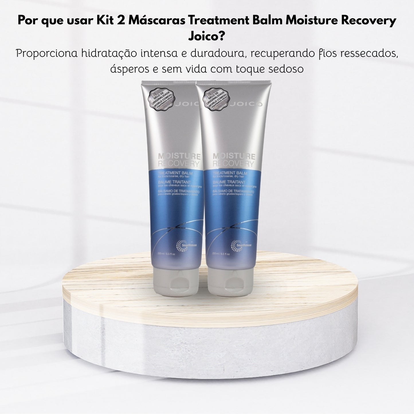 Kit Joico Moisture Recovery Treatment Balm 2 Máscara 250 ml