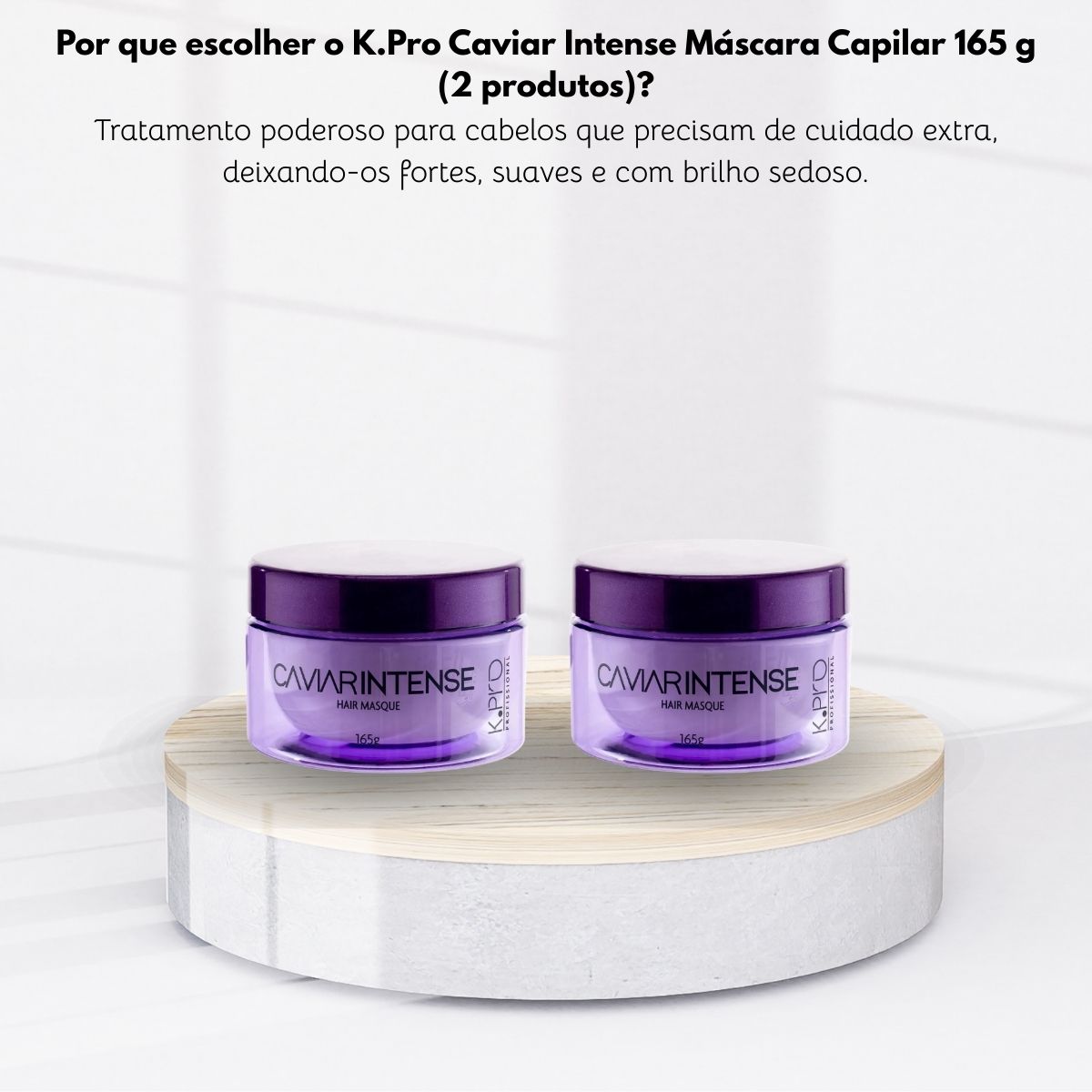 Kit K.Pro Caviar Intense 2 Máscaras 165 g