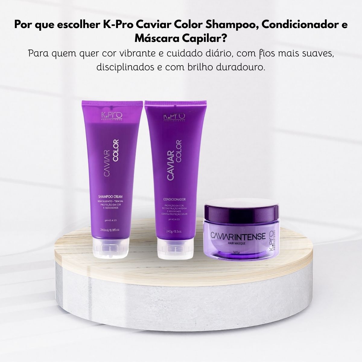 Kit K.Pro Caviar Color Home Care (3 Produtos)