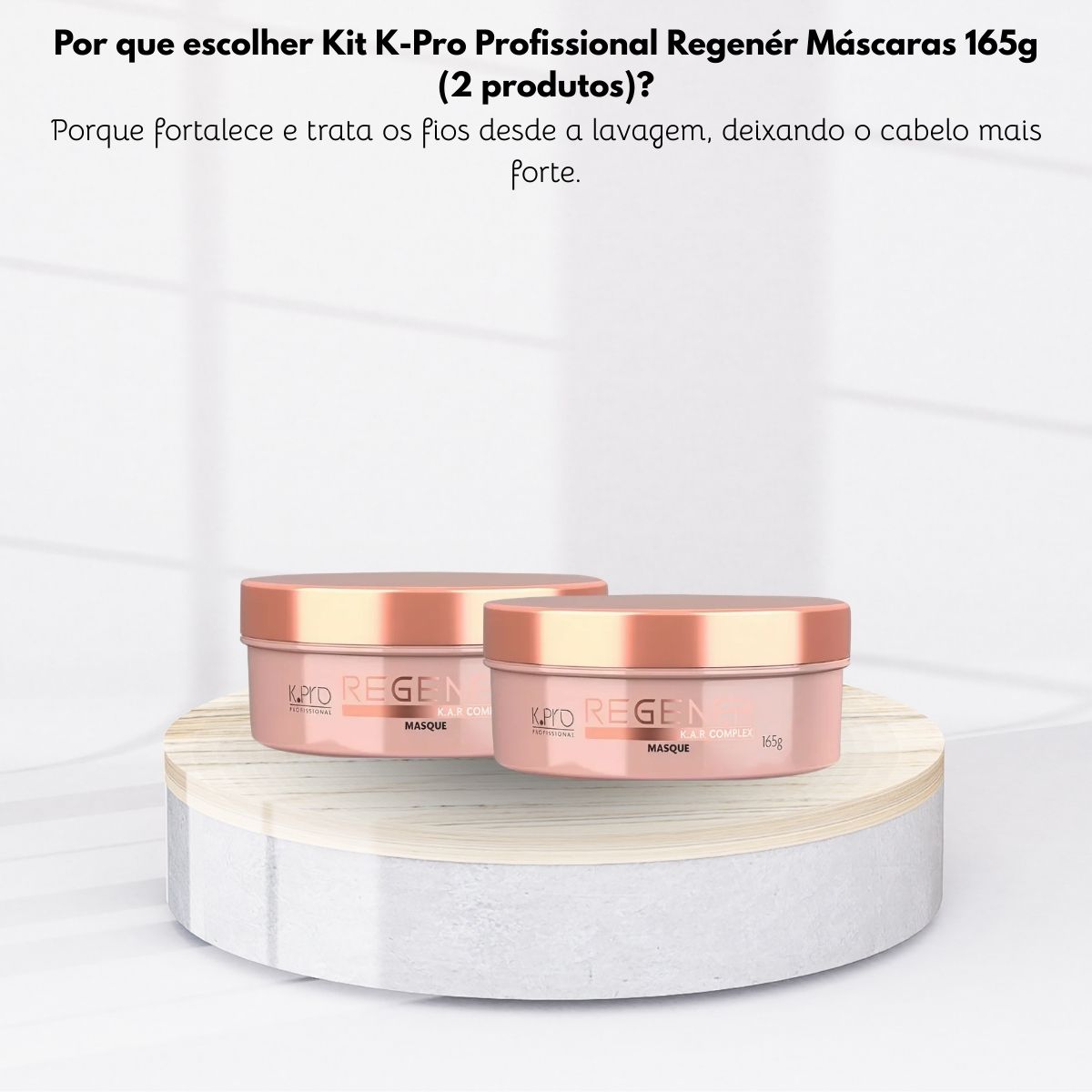 Kit K.Pro Regenér 2 Máscaras Capilares 165 g