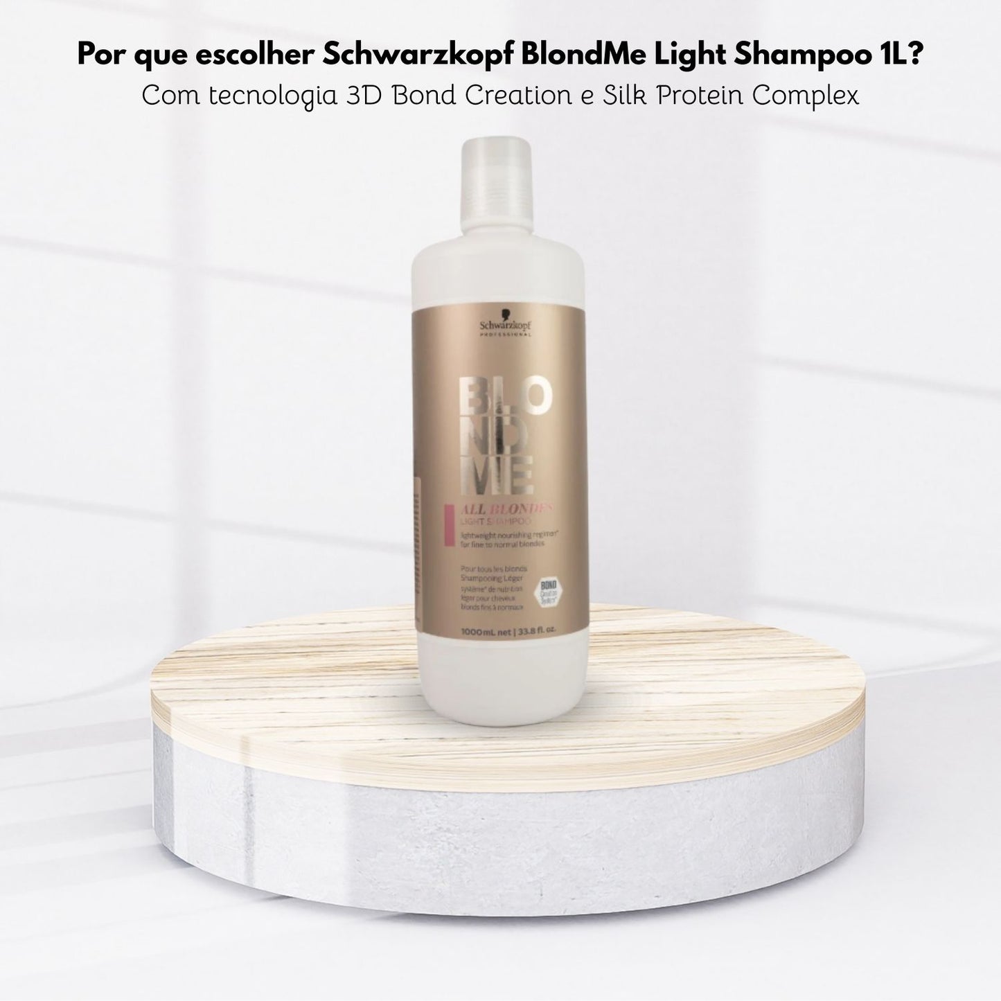 Shampoo Schwarzkopf BlondMe Light 1 Litro
