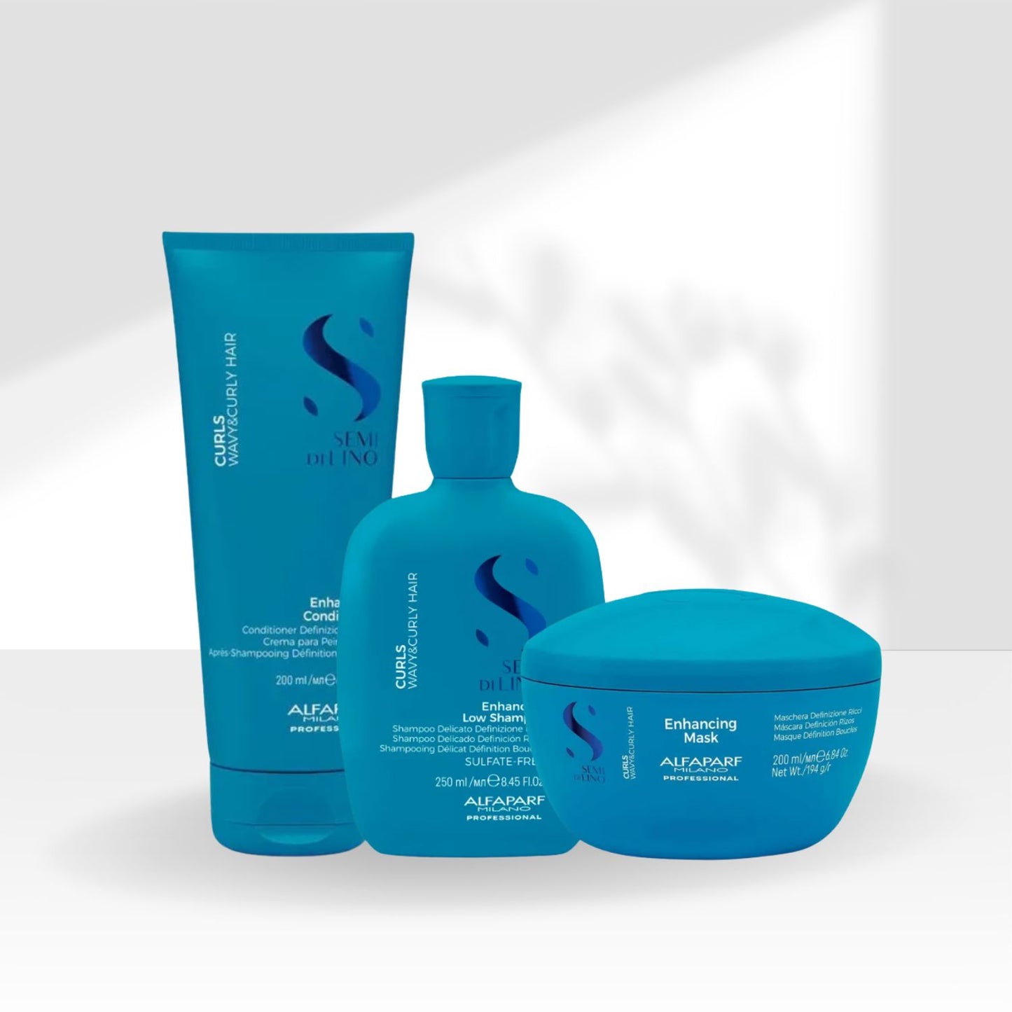 Kit Alfaparf Semi di Lino Curls Home Care (3 Produtos)