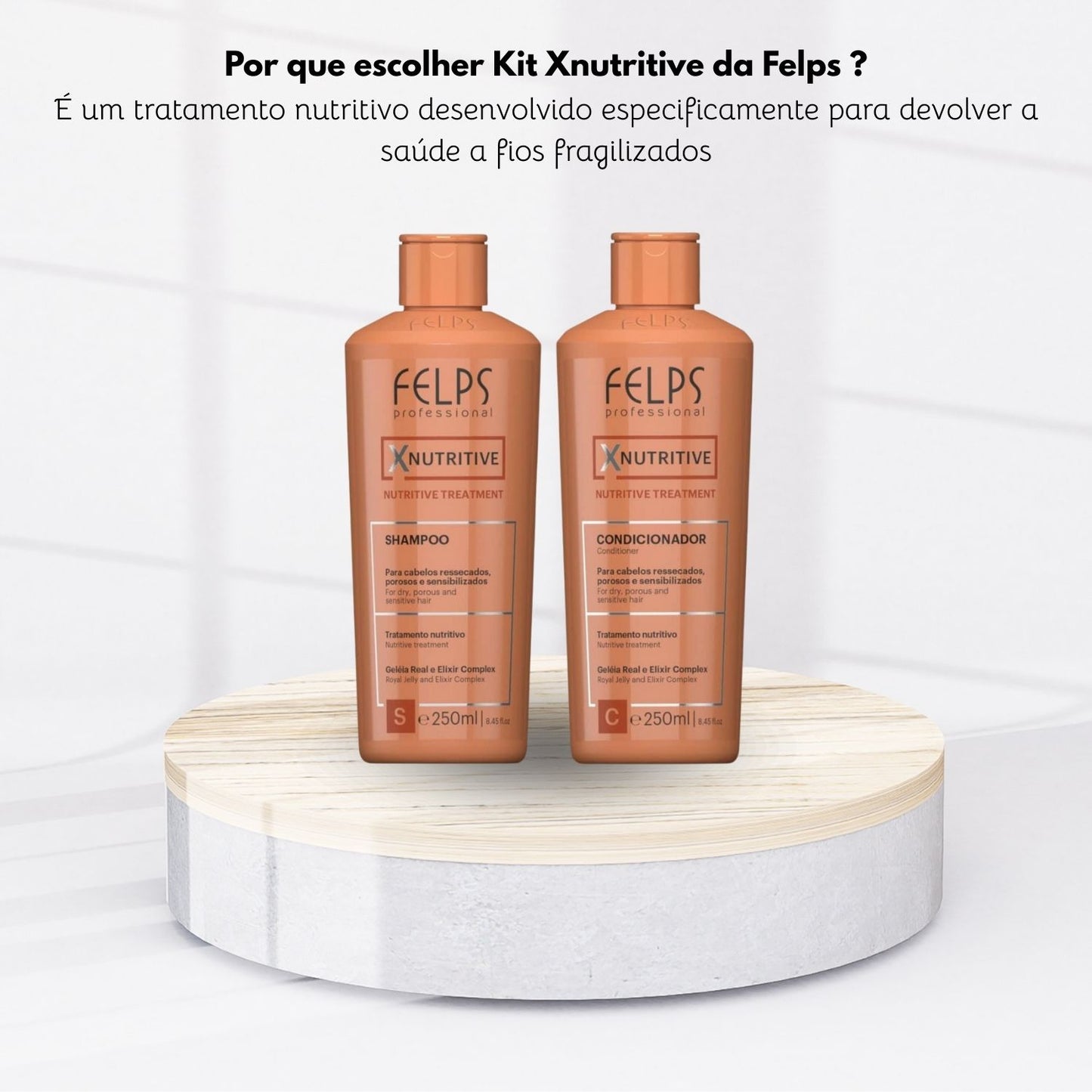 Kit Felps XNutritive Shampoo + Condicionador 250 ml