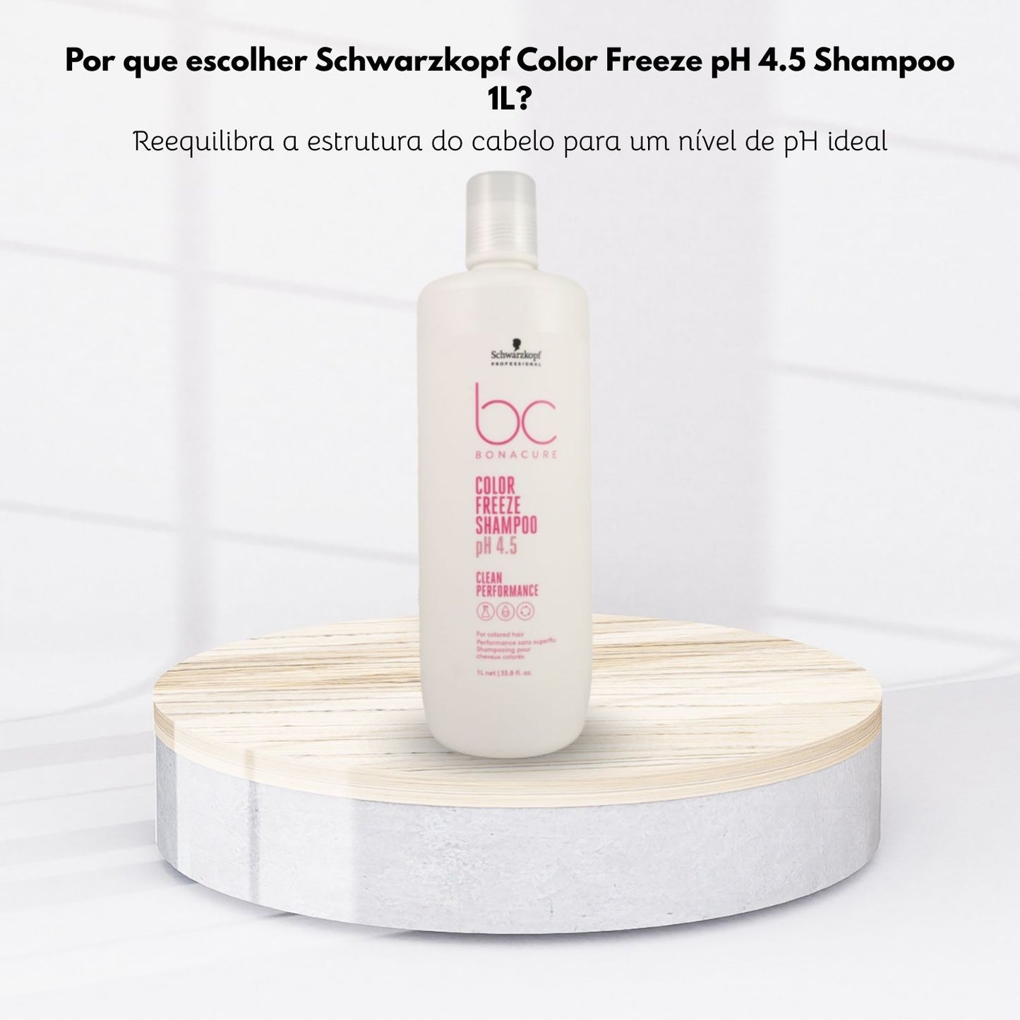 Shampoo Schwarzkopf Color Freeze pH 4.5 1 Litro