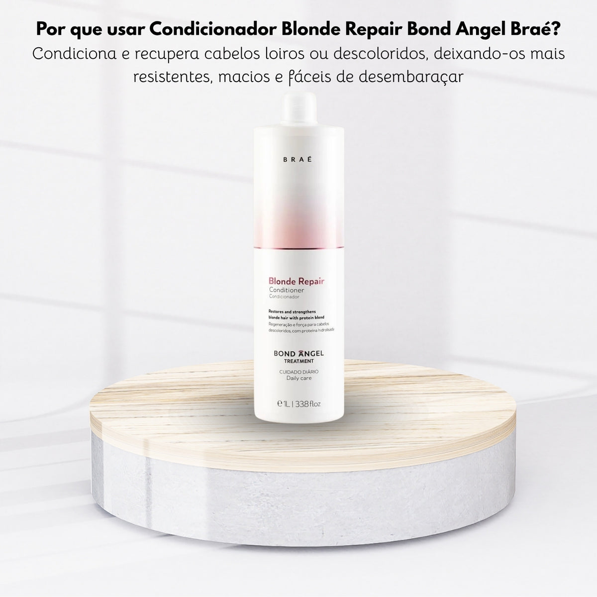 Condicionador Braé Blonde Repair Bond Angel 1 Litro