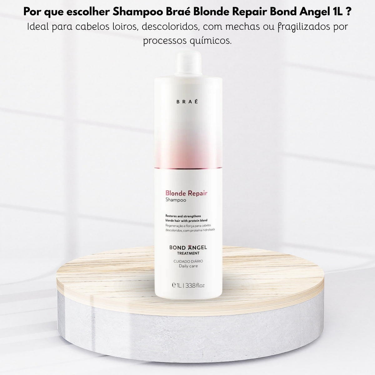 Shampoo Braé Blonde Repair Bond Angel 1 Litro