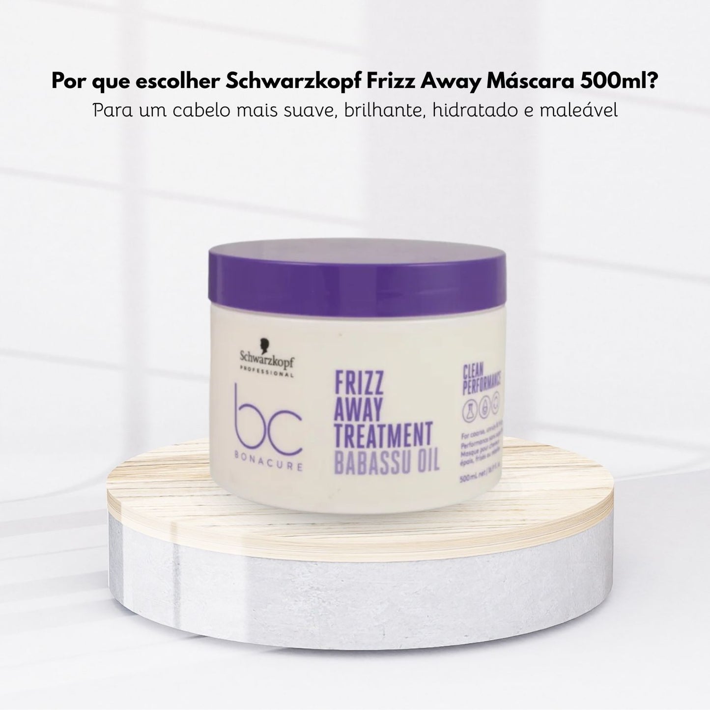 Máscara Schwarzkopf Frizz Away 500 ml