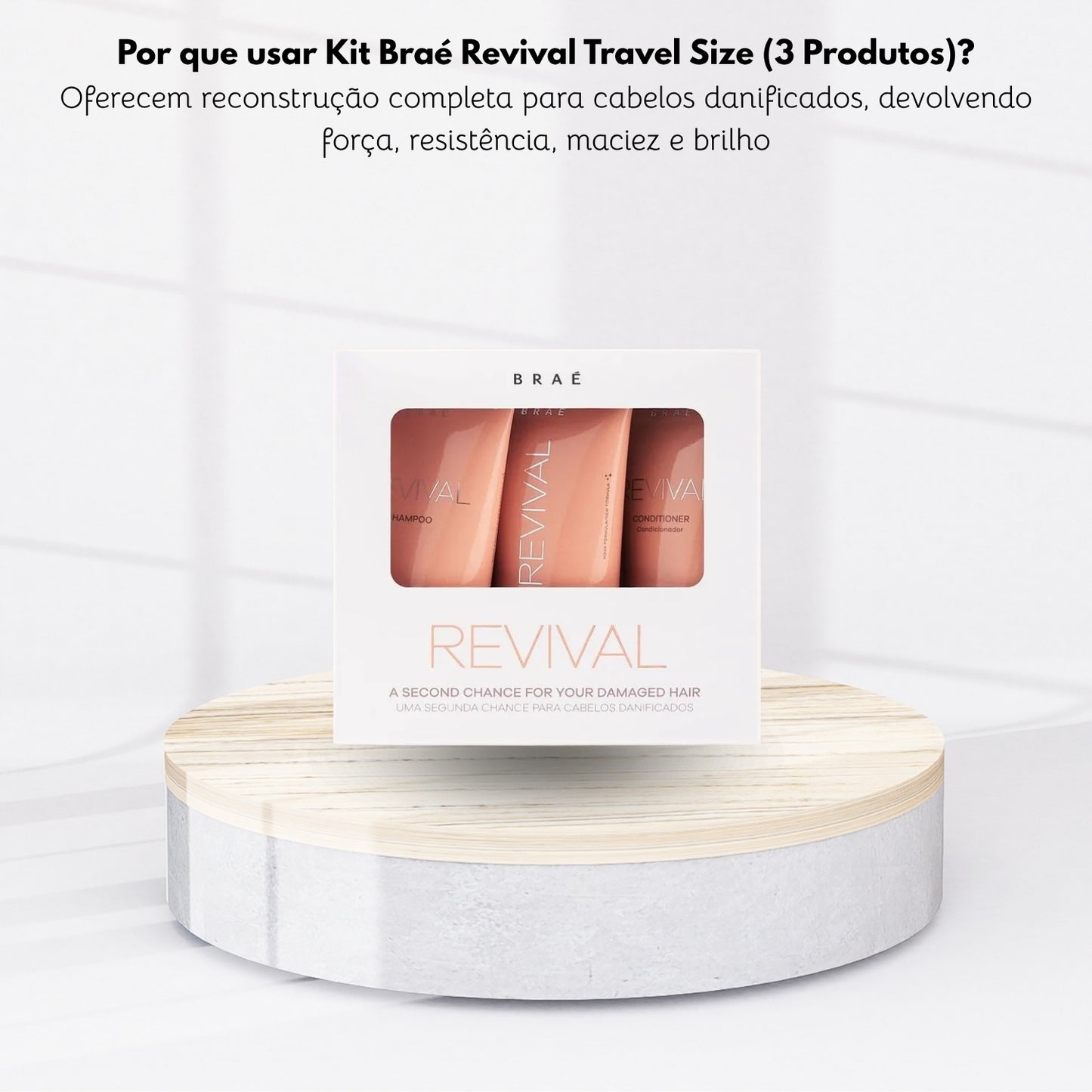 Kit Braé Revival Travel Size (3 Produtos) 60 ml