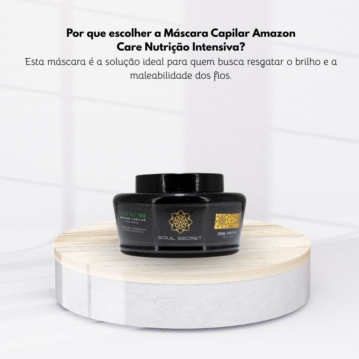 Máscara Soul Secret Amazon Máscara de Nutrição 250 g