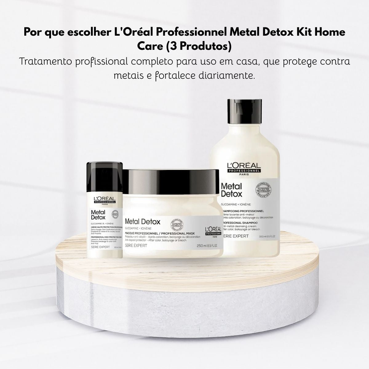 Kit Loreal Metal Detox Home Care (3 Produtos)