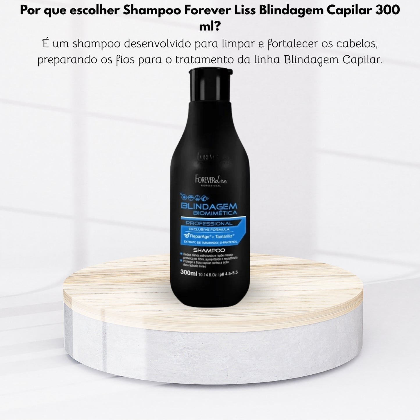Shampoo Forever Liss Blindagem Capilar 300 ml