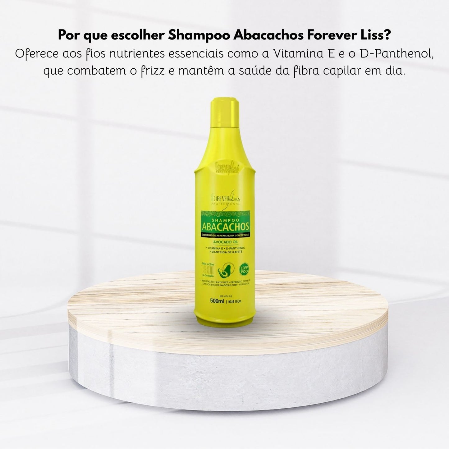 Shampoo Forever Liss Abacachos para Cabelo Cacheado 500 ml