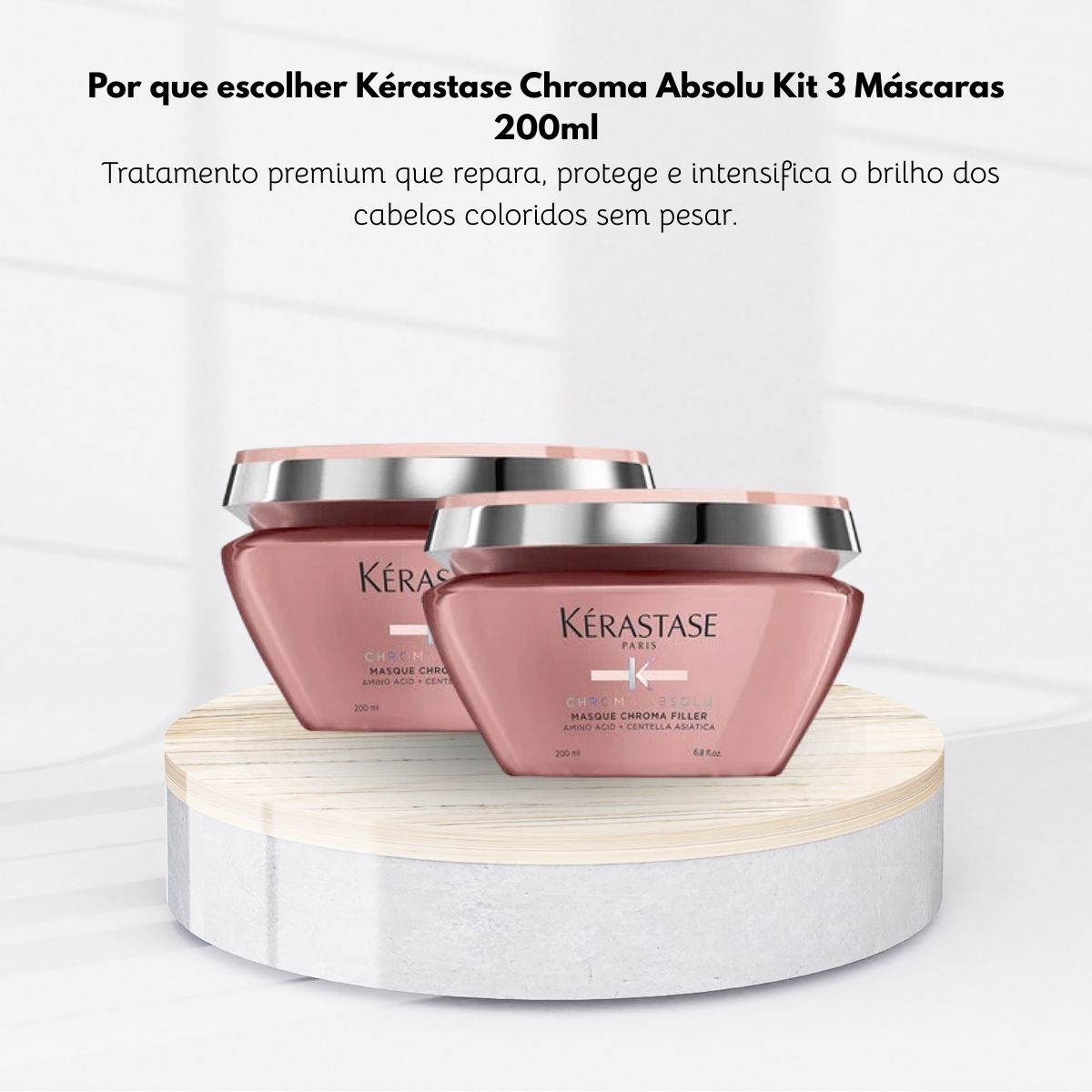 Kit Kérastase Chroma Absolu 2 Máscaras 200 ml