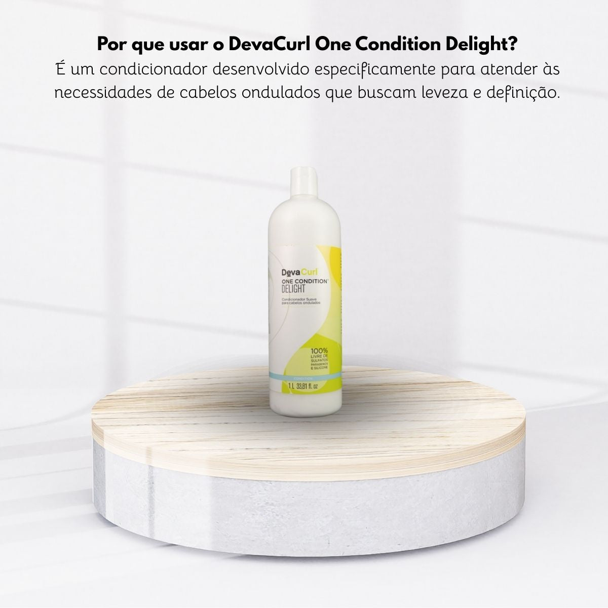 Condicionador DevaCurl One Condition Delight Suave 1 Litro