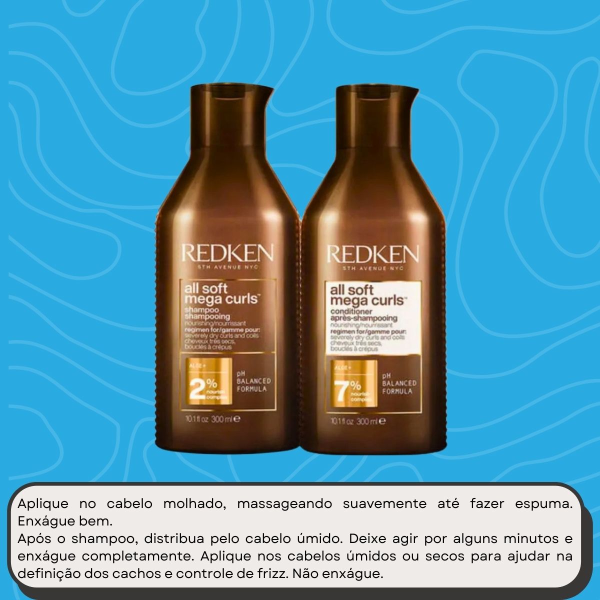 Kit Redken All Soft Mega Curls Home Care (2 Produtos)