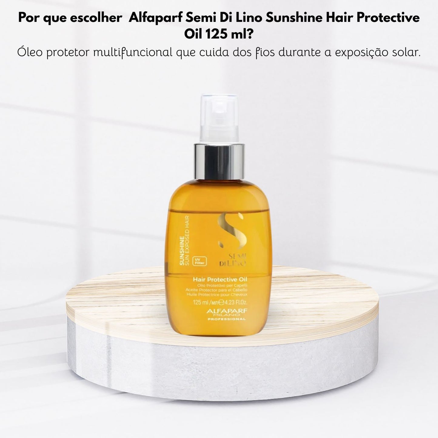 Alfaparf Semi Di Lino Sunshine Hair Protective Oil 125 ml