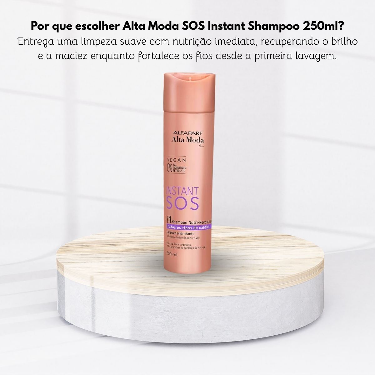 Shampoo Alfaparf Alta Moda SOS Nutri-Reconstrutor 250 ml