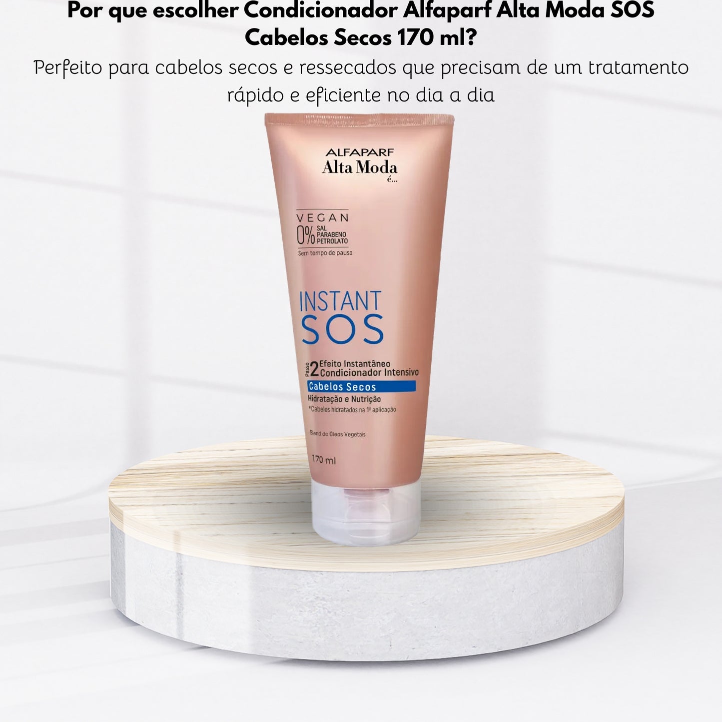 Condicionador Alfaparf Alta Moda SOS Cabelos Secos 170 ml