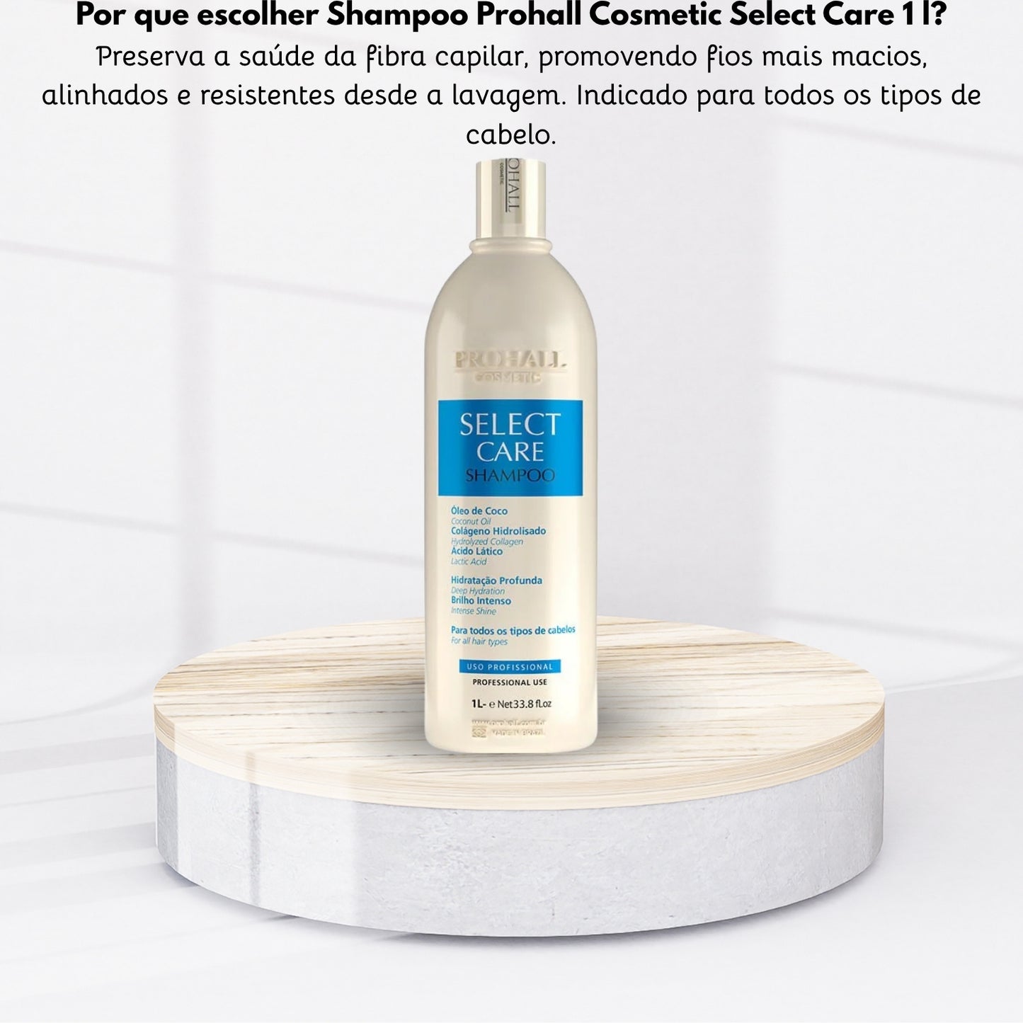 Shampoo Prohall Cosmetic Select Care 1 Litro