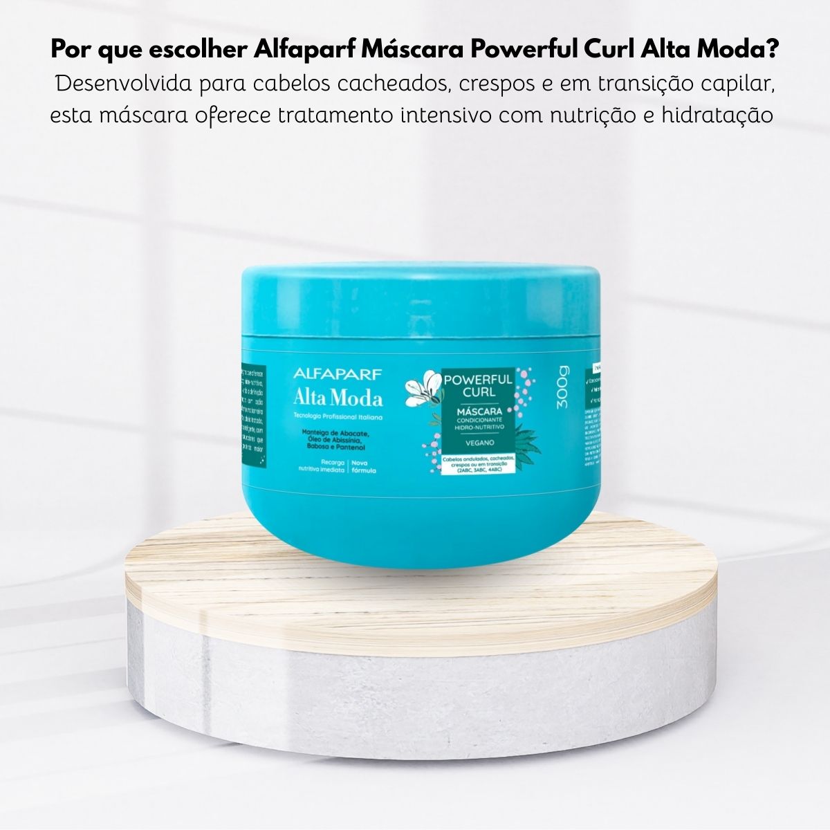 Máscara Alfaparf Alta Moda Powerful Curl 300 g