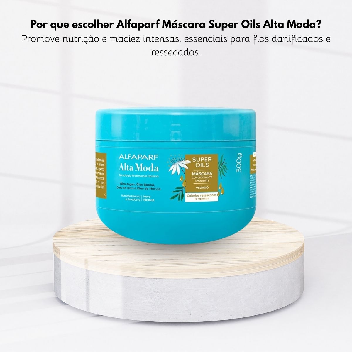 Máscara Alfaparf Alta Moda Super Oils 300 g