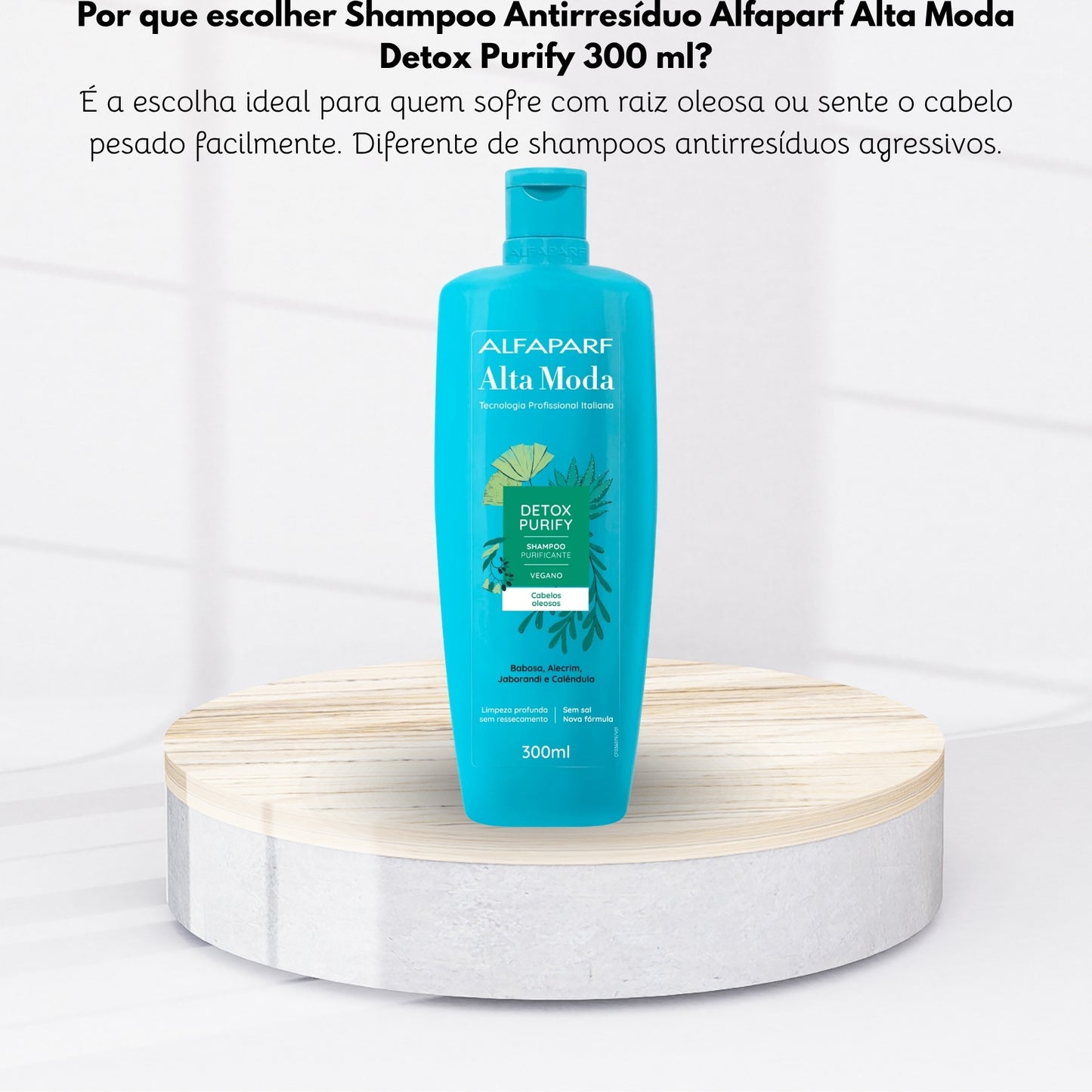 Shampoo Antirresíduo Alfaparf Alta Moda Detox Purify 300 ml