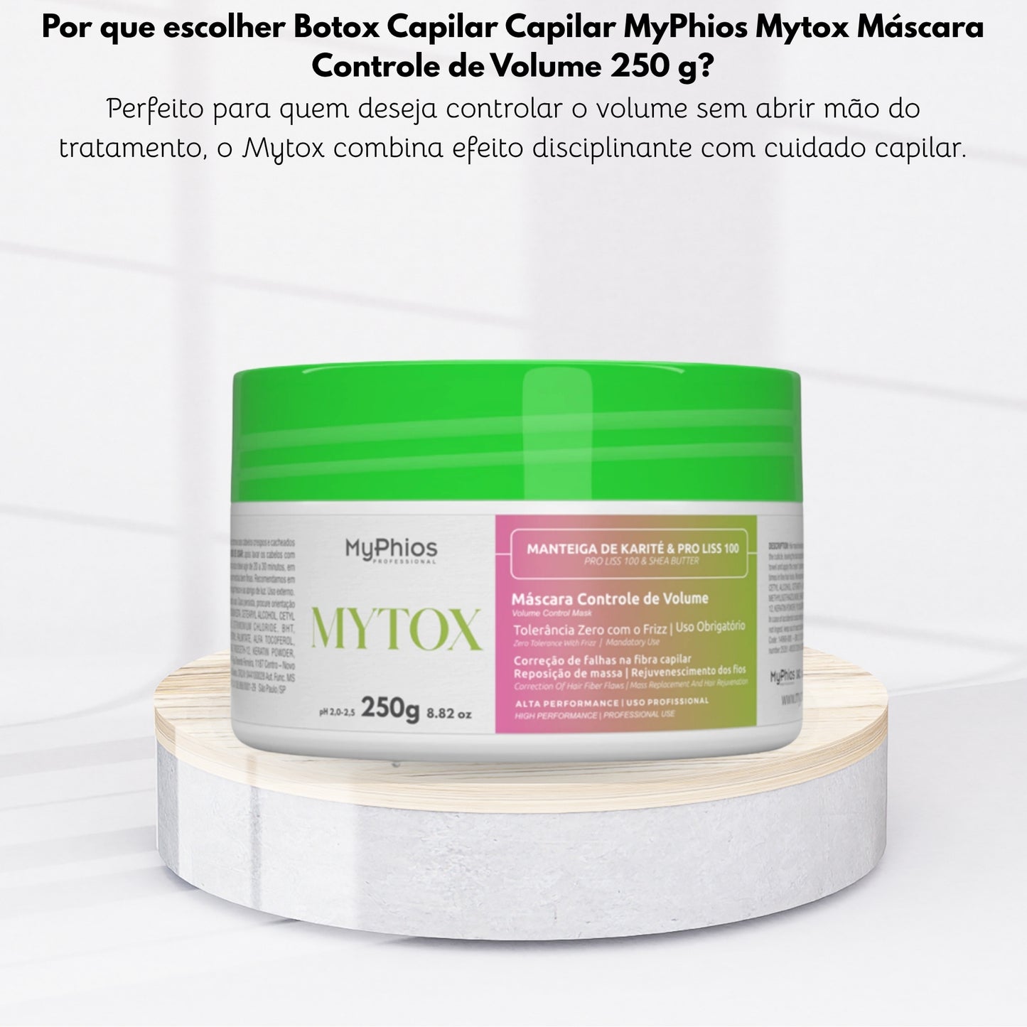 Botox Capilar Capilar MyPhios Mytox Máscara Controle de Volume 250 g
