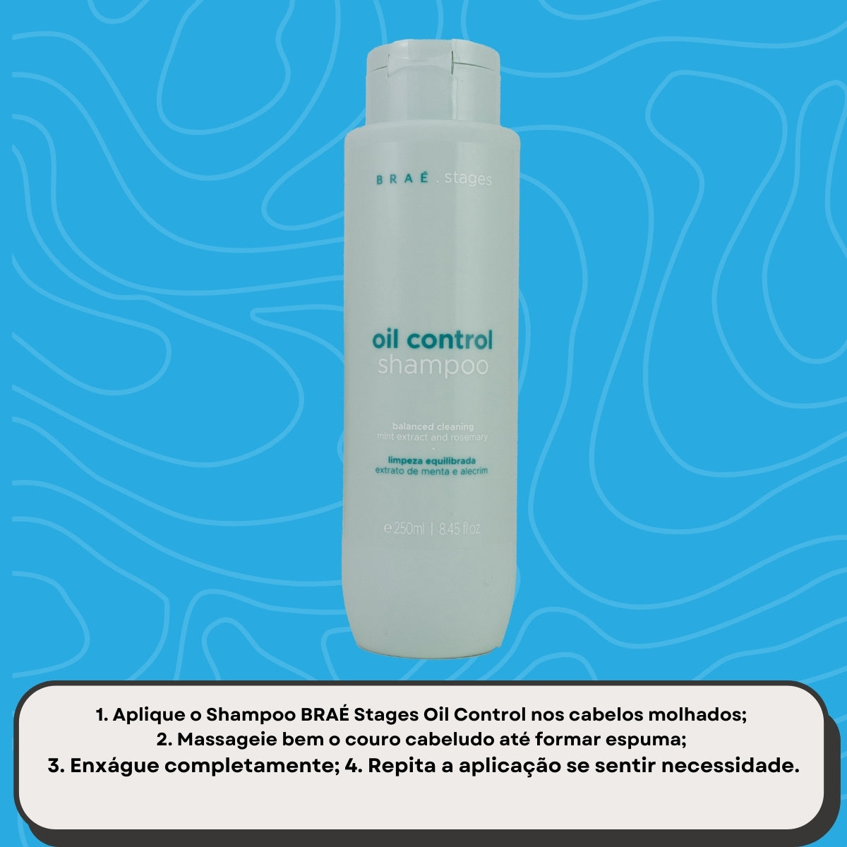Shampoo Braé Stages Oil Control 250 ml
