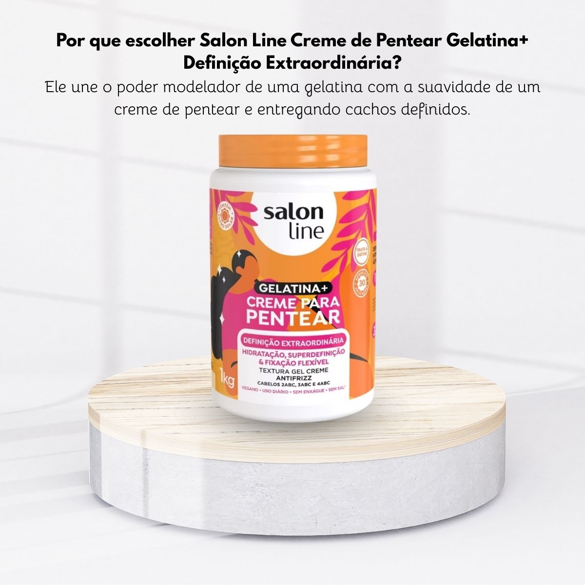 Creme de Pentear Salon Line Definição Extraordinária 1 Kg