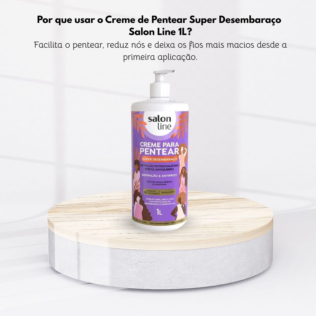 Creme de Pentear Salon Line Super Desembaraço 1 Litro